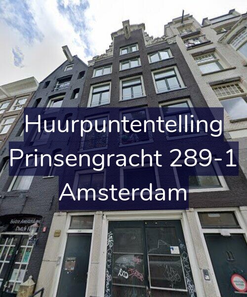 Foto gevel Huurpuntentelling voor Prinsengracht 289-1, Amsterdam