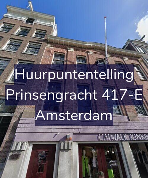 Foto gevel Huurpuntentelling voor Prinsengracht 417-E, Amsterdam