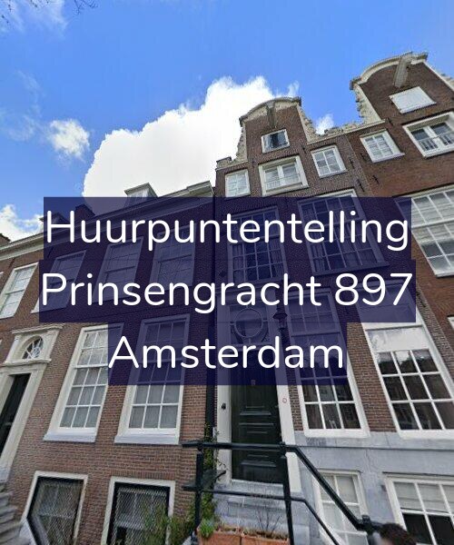 Foto gevel Huurpuntentelling voor Prinsengracht 897, Amsterdam