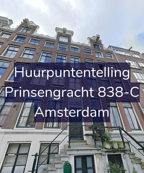 Foto gevel Huurpuntentelling voor Prinsengracht 838-C, Amsterdam