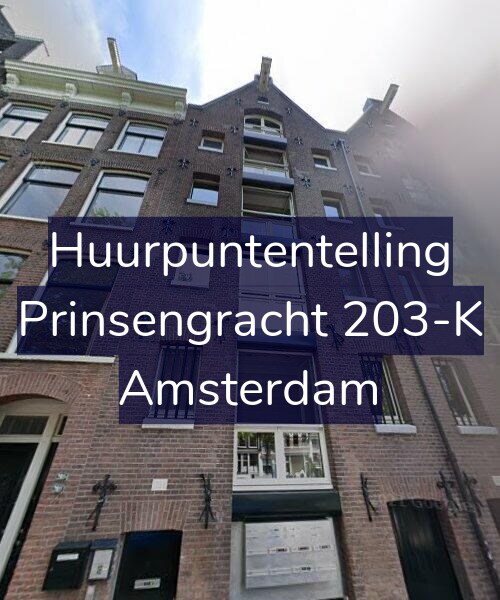 Foto gevel Huurpuntentelling voor Prinsengracht 203-K, Amsterdam