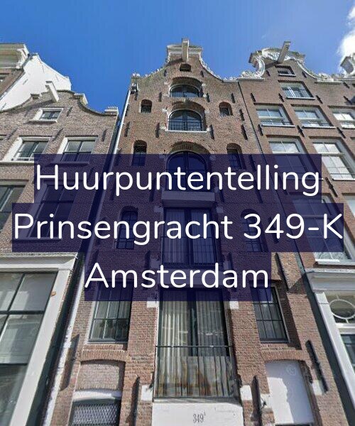 Foto gevel Huurpuntentelling voor Prinsengracht 349-K, Amsterdam