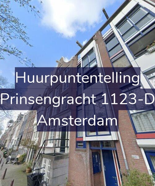 Foto gevel Huurpuntentelling voor Prinsengracht 1123-D, Amsterdam