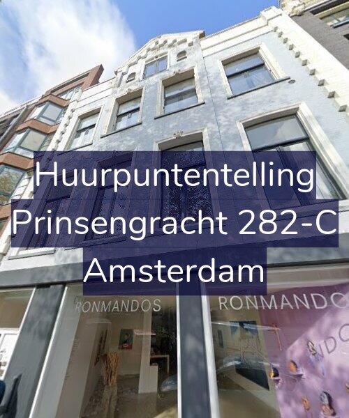Foto gevel Huurpuntentelling voor Prinsengracht 282-C, Amsterdam