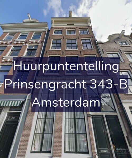 Foto gevel Huurpuntentelling voor Prinsengracht 343-B, Amsterdam