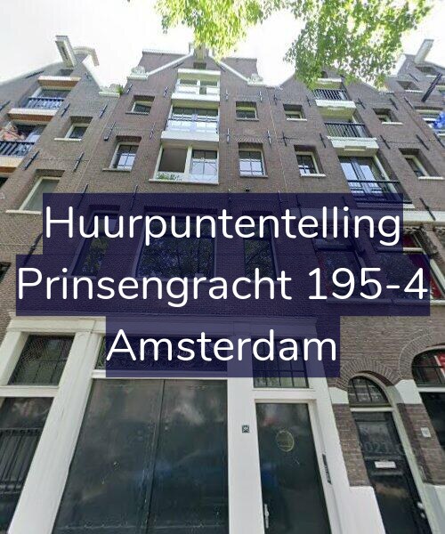Foto gevel Huurpuntentelling voor Prinsengracht 195-4, Amsterdam