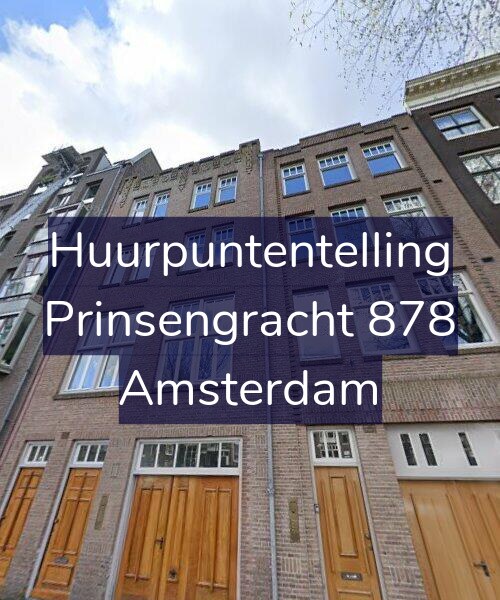 Foto gevel Huurpuntentelling voor Prinsengracht 878, Amsterdam
