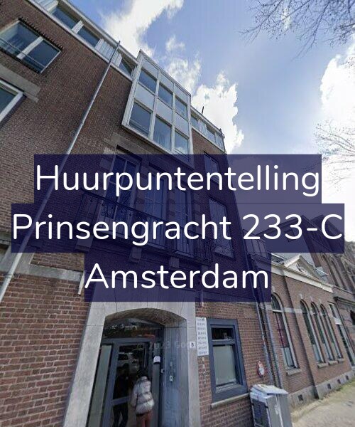 Foto gevel Huurpuntentelling voor Prinsengracht 233-C, Amsterdam