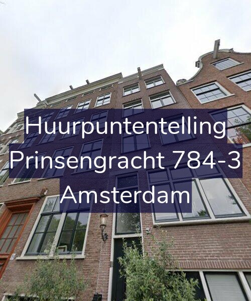 Foto gevel Huurpuntentelling voor Prinsengracht 784-3, Amsterdam