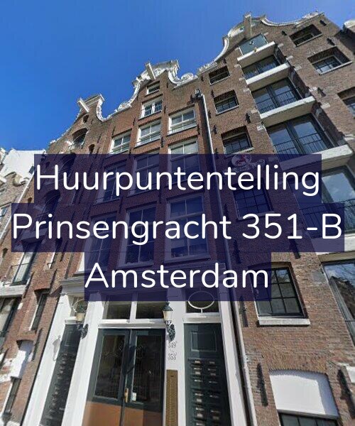 Foto gevel Huurpuntentelling voor Prinsengracht 351-B, Amsterdam
