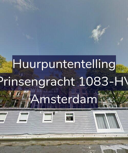 Foto gevel Huurpuntentelling voor Prinsengracht 1083-HV, Amsterdam