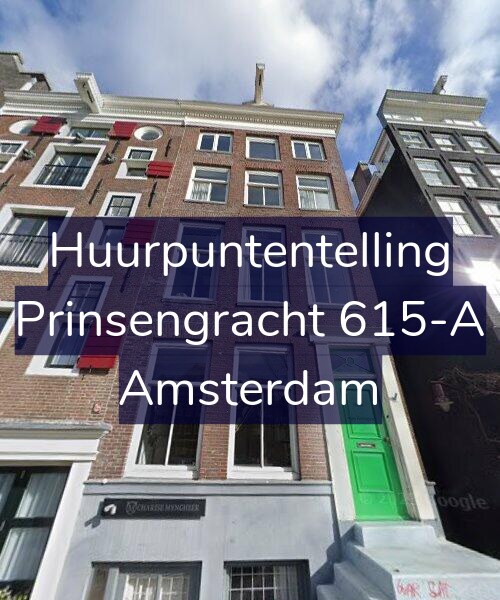 Foto gevel Huurpuntentelling voor Prinsengracht 615-A, Amsterdam
