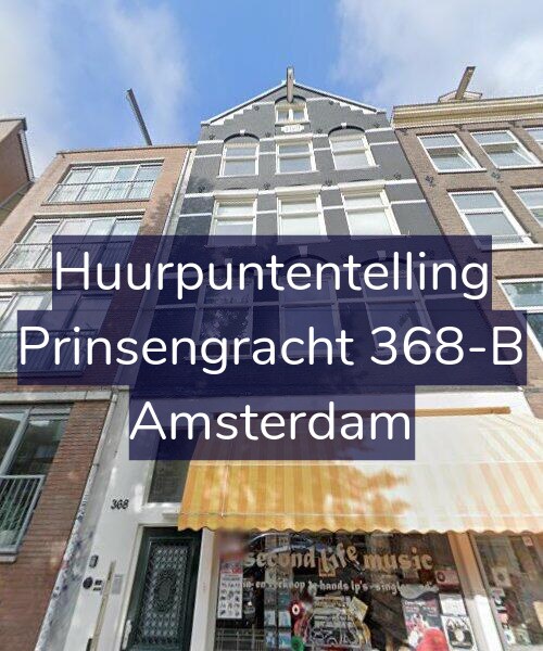 Foto gevel Huurpuntentelling voor Prinsengracht 368-B, Amsterdam