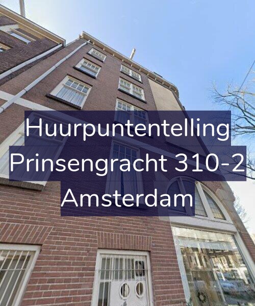 Foto gevel Huurpuntentelling voor Prinsengracht 310-2, Amsterdam