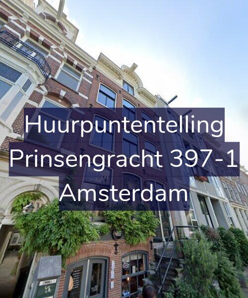 Foto gevel Huurpuntentelling voor Prinsengracht 397-1, Amsterdam