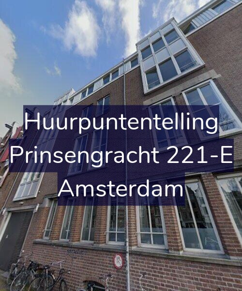 Foto gevel Huurpuntentelling voor Prinsengracht 221-E, Amsterdam