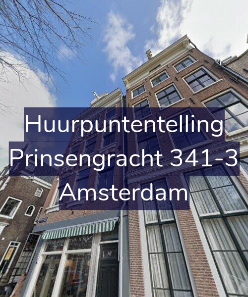 Foto gevel Huurpuntentelling voor Prinsengracht 341-3, Amsterdam