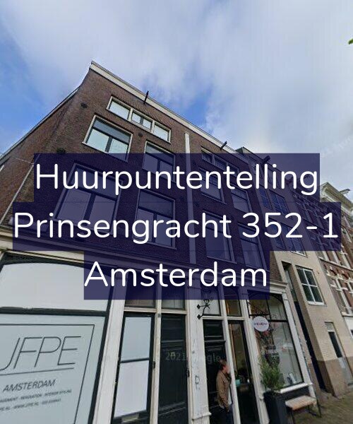 Foto gevel Huurpuntentelling voor Prinsengracht 352-1, Amsterdam