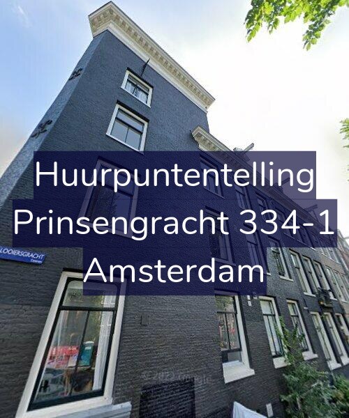 Foto gevel Huurpuntentelling voor Prinsengracht 334-1, Amsterdam