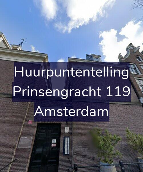 Foto gevel Huurpuntentelling voor Prinsengracht 119, Amsterdam