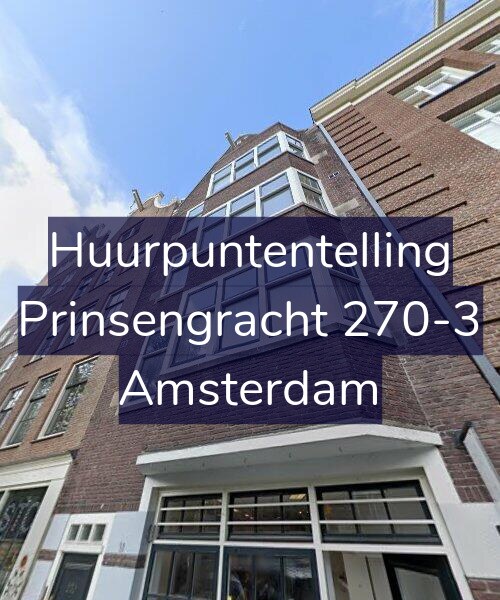 Foto gevel Huurpuntentelling voor Prinsengracht 270-3, Amsterdam