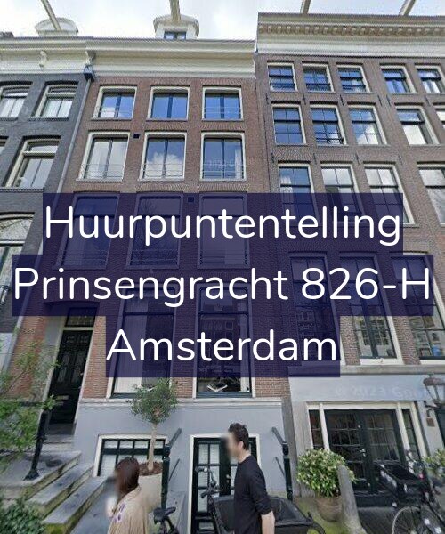 Foto gevel Huurpuntentelling voor Prinsengracht 826-H, Amsterdam