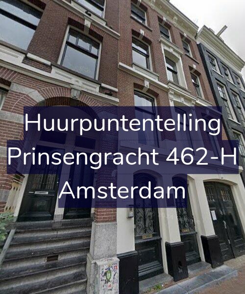 Foto gevel Huurpuntentelling voor Prinsengracht 462-H, Amsterdam