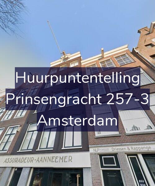 Foto gevel Huurpuntentelling voor Prinsengracht 257-3, Amsterdam