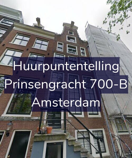 Foto gevel Huurpuntentelling voor Prinsengracht 700-B, Amsterdam