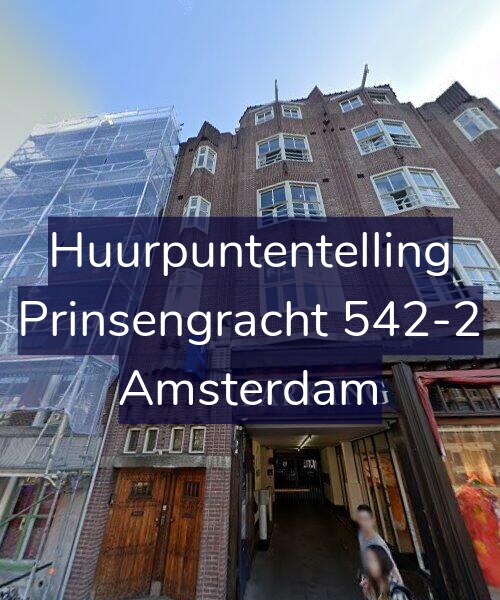 Foto gevel Huurpuntentelling voor Prinsengracht 542-2, Amsterdam