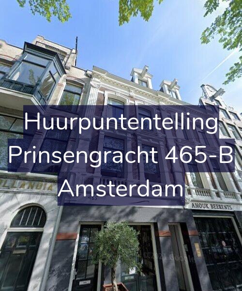 Foto gevel Huurpuntentelling voor Prinsengracht 465-B, Amsterdam