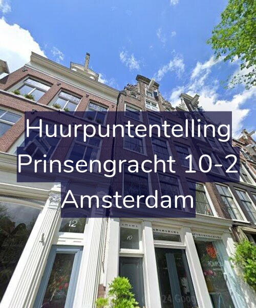 Foto gevel Huurpuntentelling voor Prinsengracht 10-2, Amsterdam