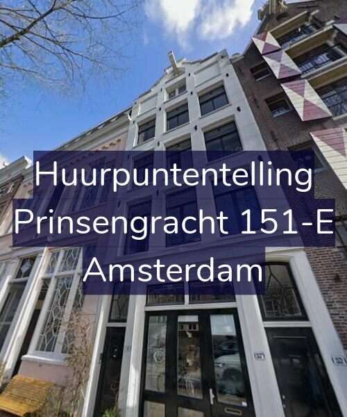 Foto gevel Huurpuntentelling voor Prinsengracht 151-E, Amsterdam