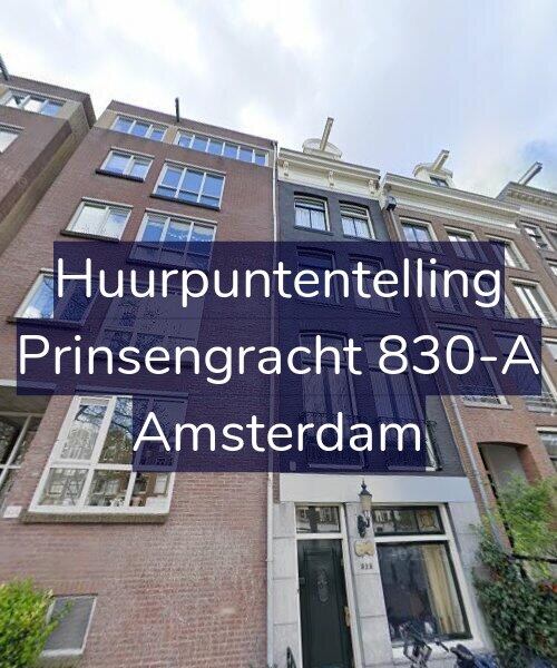 Foto gevel Huurpuntentelling voor Prinsengracht 830-A, Amsterdam