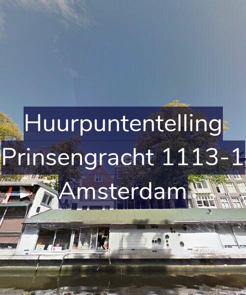 Foto gevel Huurpuntentelling voor Prinsengracht 1113-1, Amsterdam