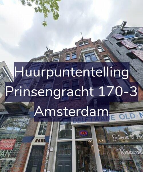 Foto gevel Huurpuntentelling voor Prinsengracht 170-3, Amsterdam