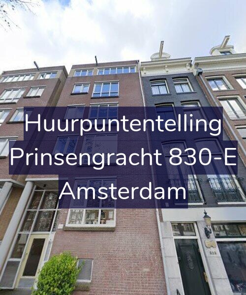 Foto gevel Huurpuntentelling voor Prinsengracht 830-E, Amsterdam