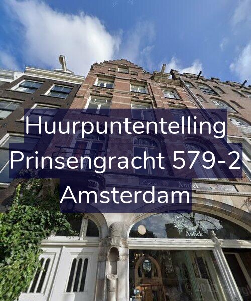 Foto gevel Huurpuntentelling voor Prinsengracht 579-2, Amsterdam