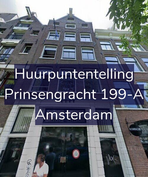 Foto gevel Huurpuntentelling voor Prinsengracht 199-A, Amsterdam