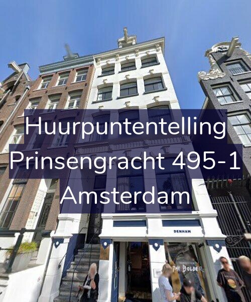 Foto gevel Huurpuntentelling voor Prinsengracht 495-1, Amsterdam