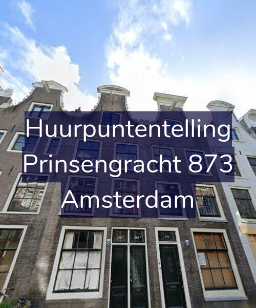 Foto gevel Huurpuntentelling voor Prinsengracht 873, Amsterdam