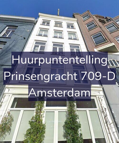 Foto gevel Huurpuntentelling voor Prinsengracht 709-D, Amsterdam
