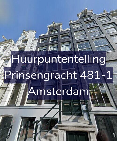 Foto gevel Huurpuntentelling voor Prinsengracht 481-1, Amsterdam