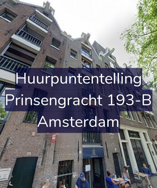 Foto gevel Huurpuntentelling voor Prinsengracht 193-B, Amsterdam