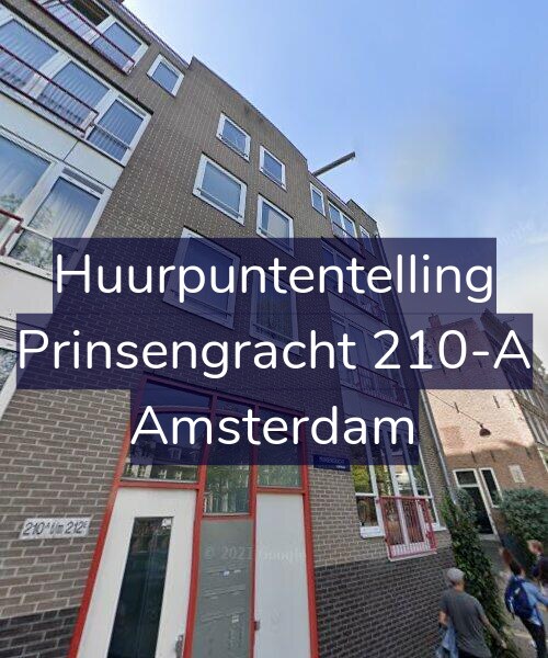 Foto gevel Huurpuntentelling voor Prinsengracht 210-A, Amsterdam