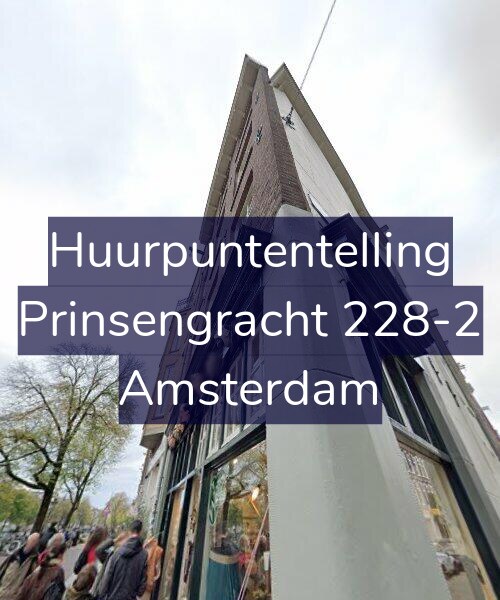Foto gevel Huurpuntentelling voor Prinsengracht 228-2, Amsterdam
