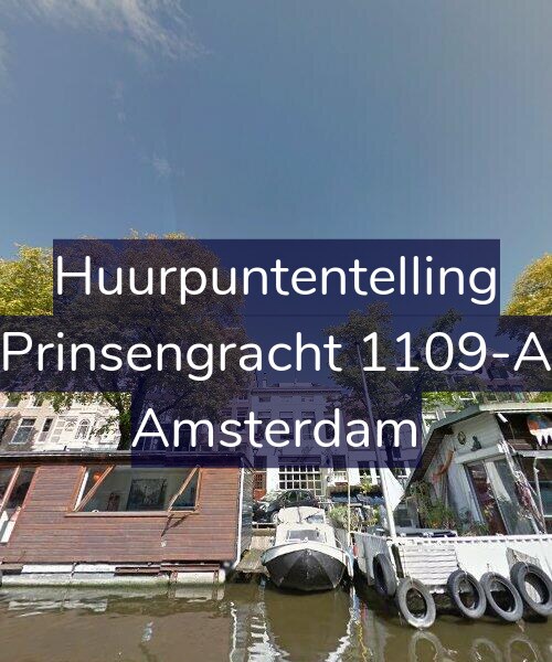 Foto gevel Huurpuntentelling voor Prinsengracht 1109-A, Amsterdam