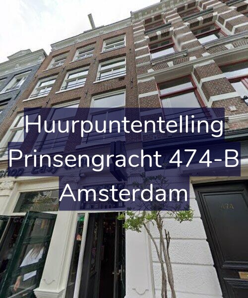 Foto gevel Huurpuntentelling voor Prinsengracht 474-B, Amsterdam