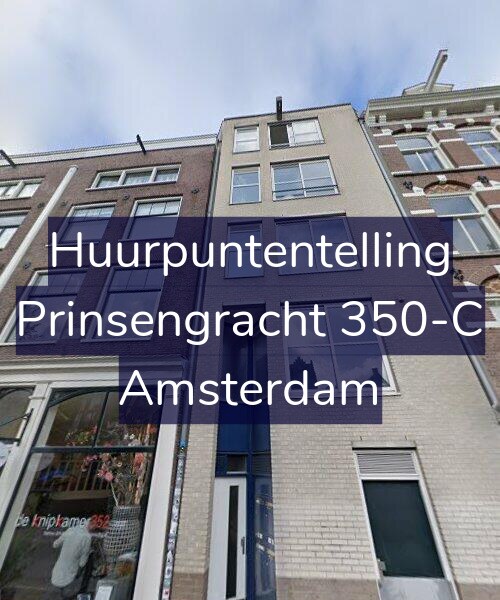 Foto gevel Huurpuntentelling voor Prinsengracht 350-C, Amsterdam