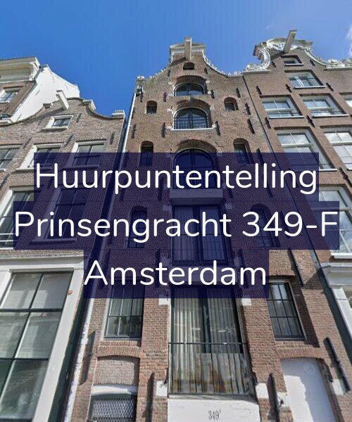 Foto gevel Huurpuntentelling voor Prinsengracht 349-F, Amsterdam